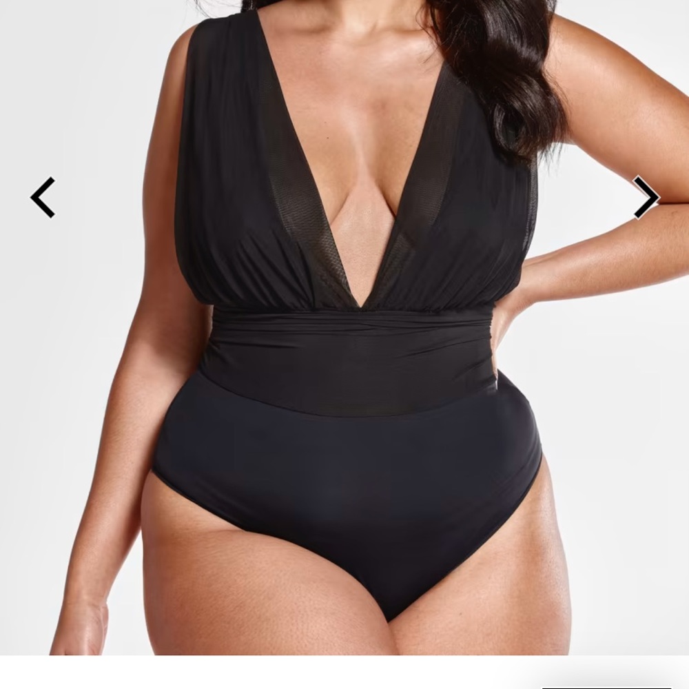 FTF Anastacia Deep-V Bodysuit